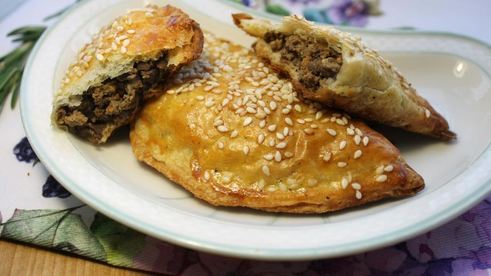 пирожки слоеные с ливером