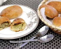 Постные пирожки с картофелем и грибами