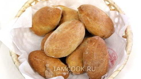 постные пирожки с картофелем и грибами