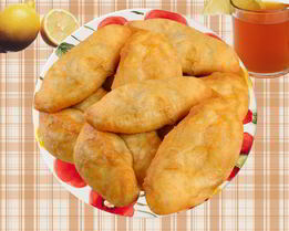 Жаренные пирожки с картошкой на кислом тесте