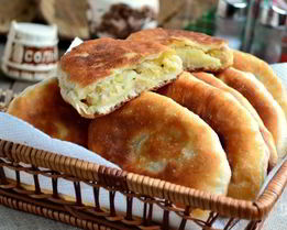 Жареные пирожки с мясом