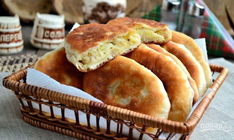 Рецепт жареных пирожков с мясом