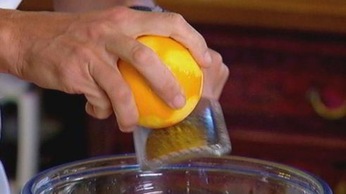 апельсиновые брауни с грецкими орехами