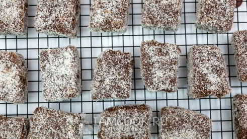 австралийское пирожное ламингтон