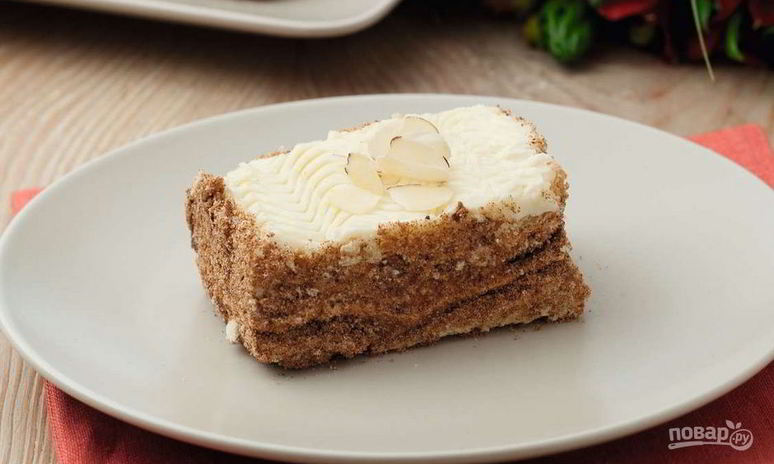 Рецепт бисквитного пирожного с белковым кремом