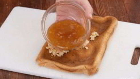 бисквитное пирожное с белковым кремом