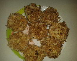 Бисквитные пирожные Ежики со сгущенным молоком