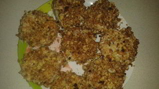 Бисквитные пирожные Ежики со сгущенным молоком