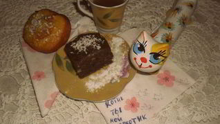 Брауни с бананом