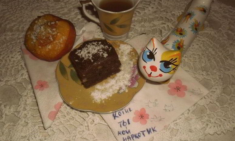 Рецепт брауни с бананом