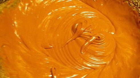 мраморный брауни с прослойкой из сливочного сыра и коктейльной вишни