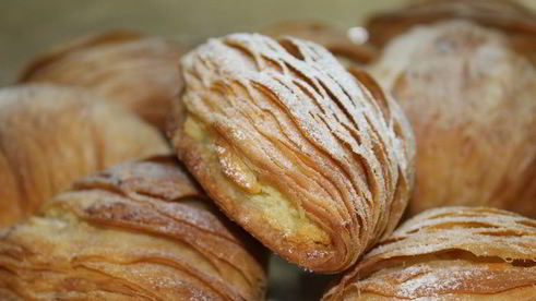 неаполитанское пирожное le sfogliatella