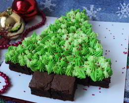 Новогодний брауни