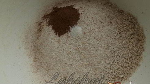 овсяно-ореховое пирожное с тыквенно-творожным кремом