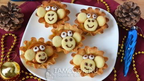 песочное пирожное обезьянки