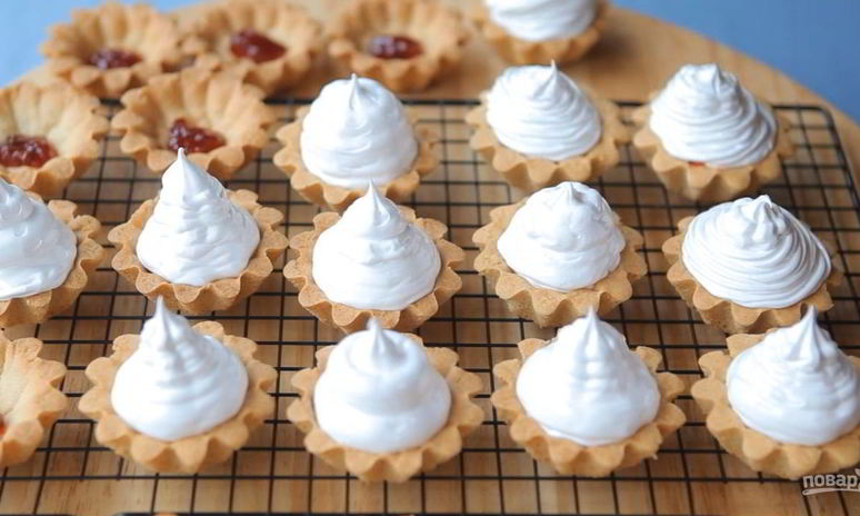 Рецепт пирожного корзиночки