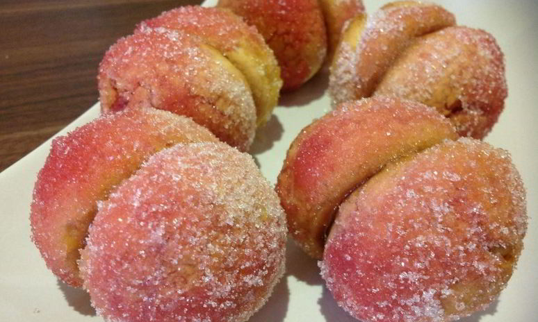 Рецепт пирожного персик