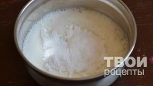 пирожное с белковым кремом