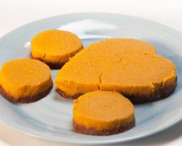 Пирожное с тыквой и бананом