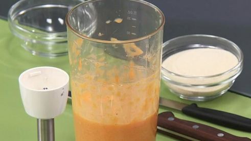 пирожное с тыквой и бананом