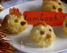 Пирожное Цыплята с кукурузными палочками