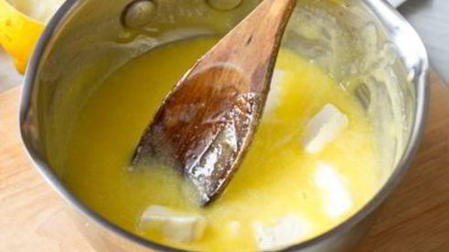 пирожные макарон с лимонным курдом