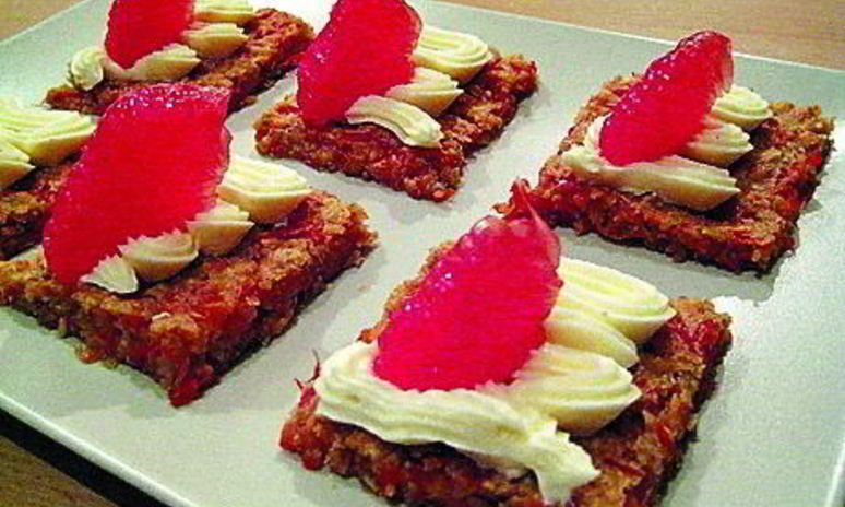 Рецепт пирожных с грейпфрутом