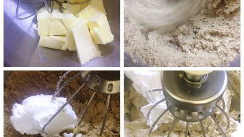 пирожные трубочки с халвой