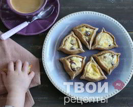 Полезные пирожные гоменташн с творогом