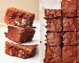 Шоколадные брауни с грецкими орехами