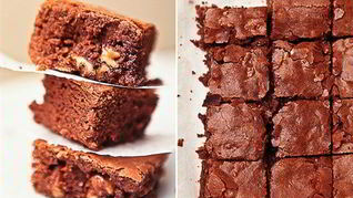 Шоколадные брауни с грецкими орехами