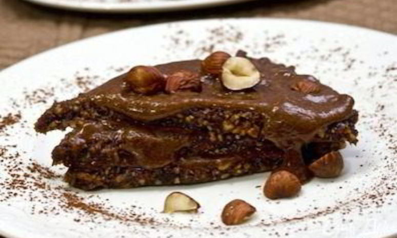 Рецепт сырого шоколадного пирожного