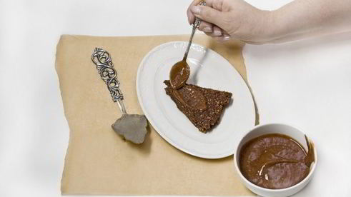 сырое шоколадное пирожное