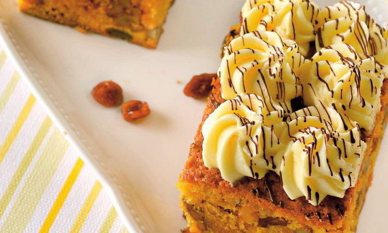 Рецепт тыквенных пирожных с сырно-шоколадным кремом