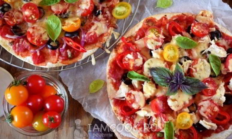 Рецепт быстрой пиццы в духовке