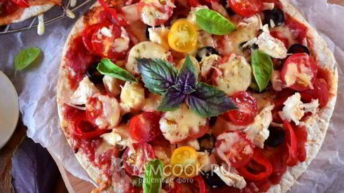 быстрая пицца в духовке