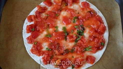 быстрая пицца в духовке