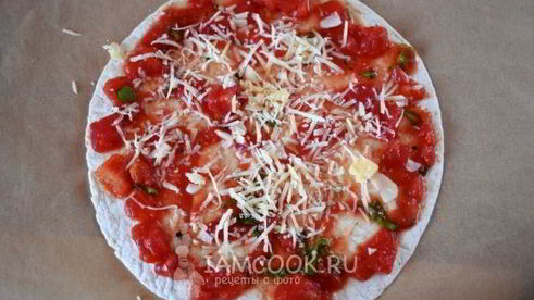 быстрая пицца в духовке