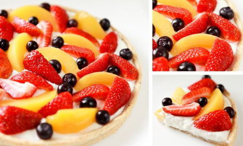 Рецепт десертной пиццы