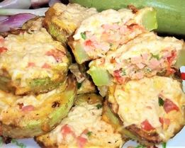 Мини пицца из кабачков