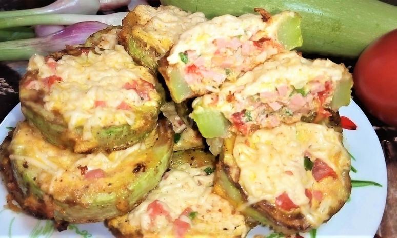 Рецепт мини пицца из кабачков