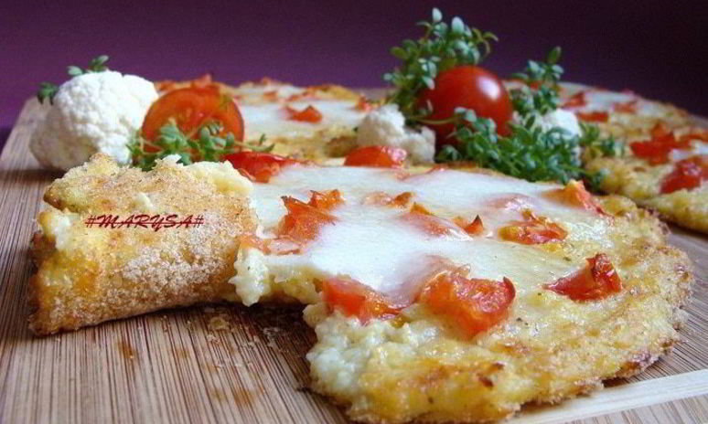 Рецепт мини-пицц из цветной капусты