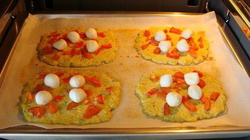 мини-пиццы из цветной капусты