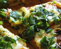 Овощная пицца на цельнозерновом тесте