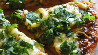 Овощная пицца на цельнозерновом тесте