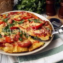 Пицца на сковороде