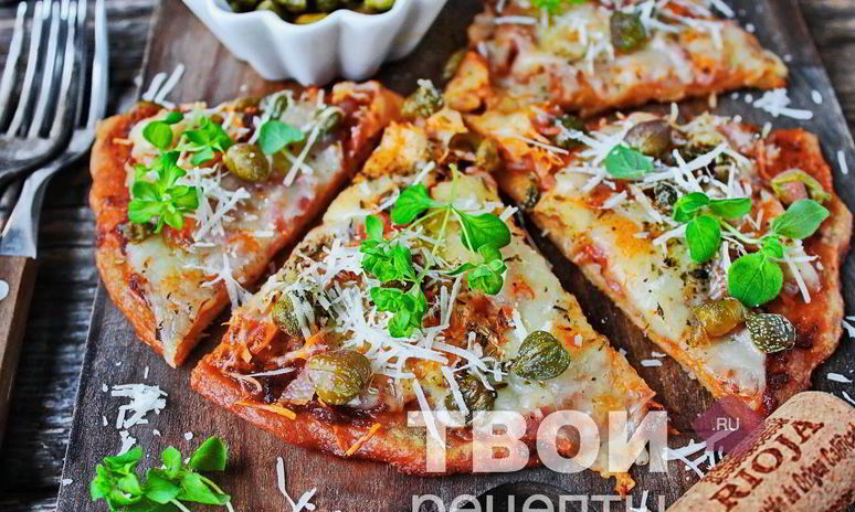Рецепт пиццы без теста