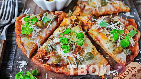 пицца без теста