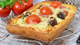 Пицца из хлеба
