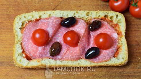 пицца из хлеба